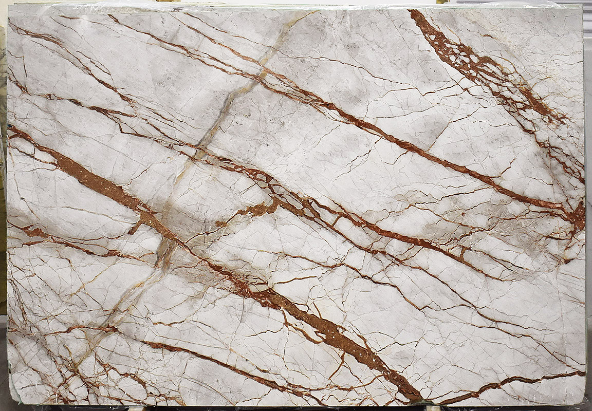 unoa 【Marble stone】No sleeve design New Arrival: 2cm White Roots Marble | Lot 21224 - Natural