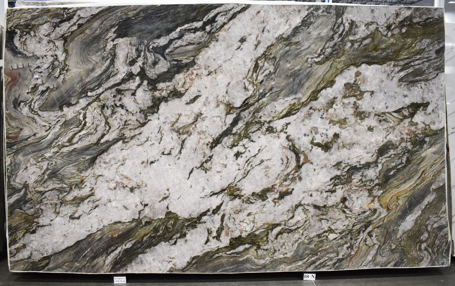 New Arrival 3cm Tempest Crystal Quartzite Lot 21269 Natural Stone
