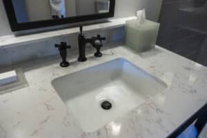 quartzite bathroom vanities